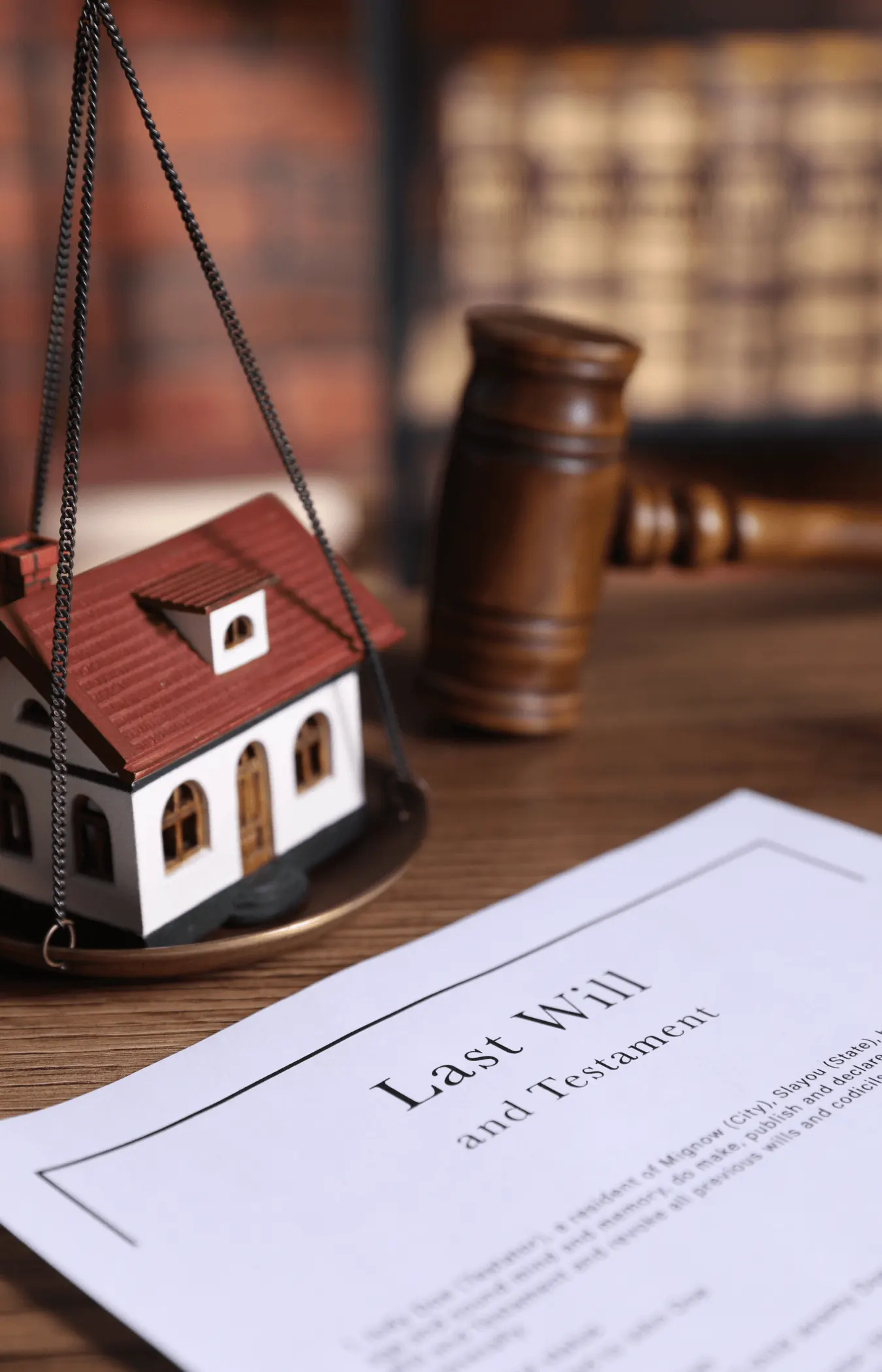 Probate court documents and legal materials